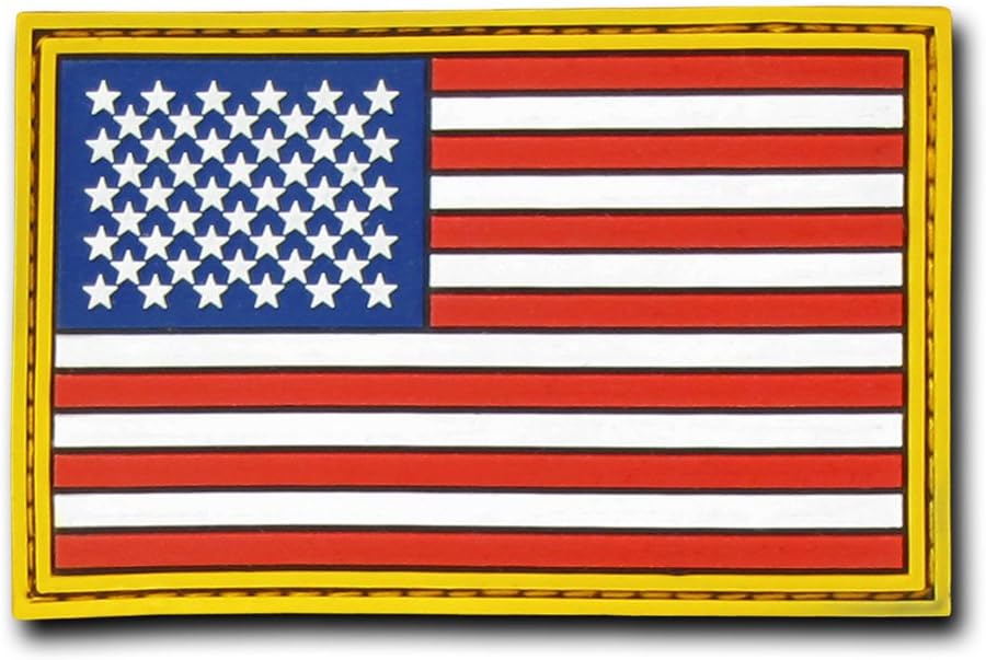 Rapdom Tactical USA Flag Rubber Patch