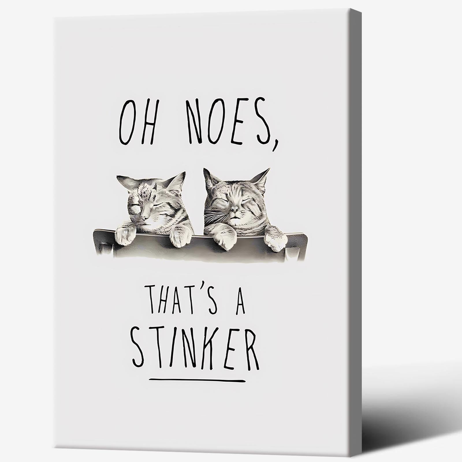 Humor Images Stinks Snapklik.com : Retro Oh Noes,ThatS A Stinker Posters Humor Amusing Cat ...