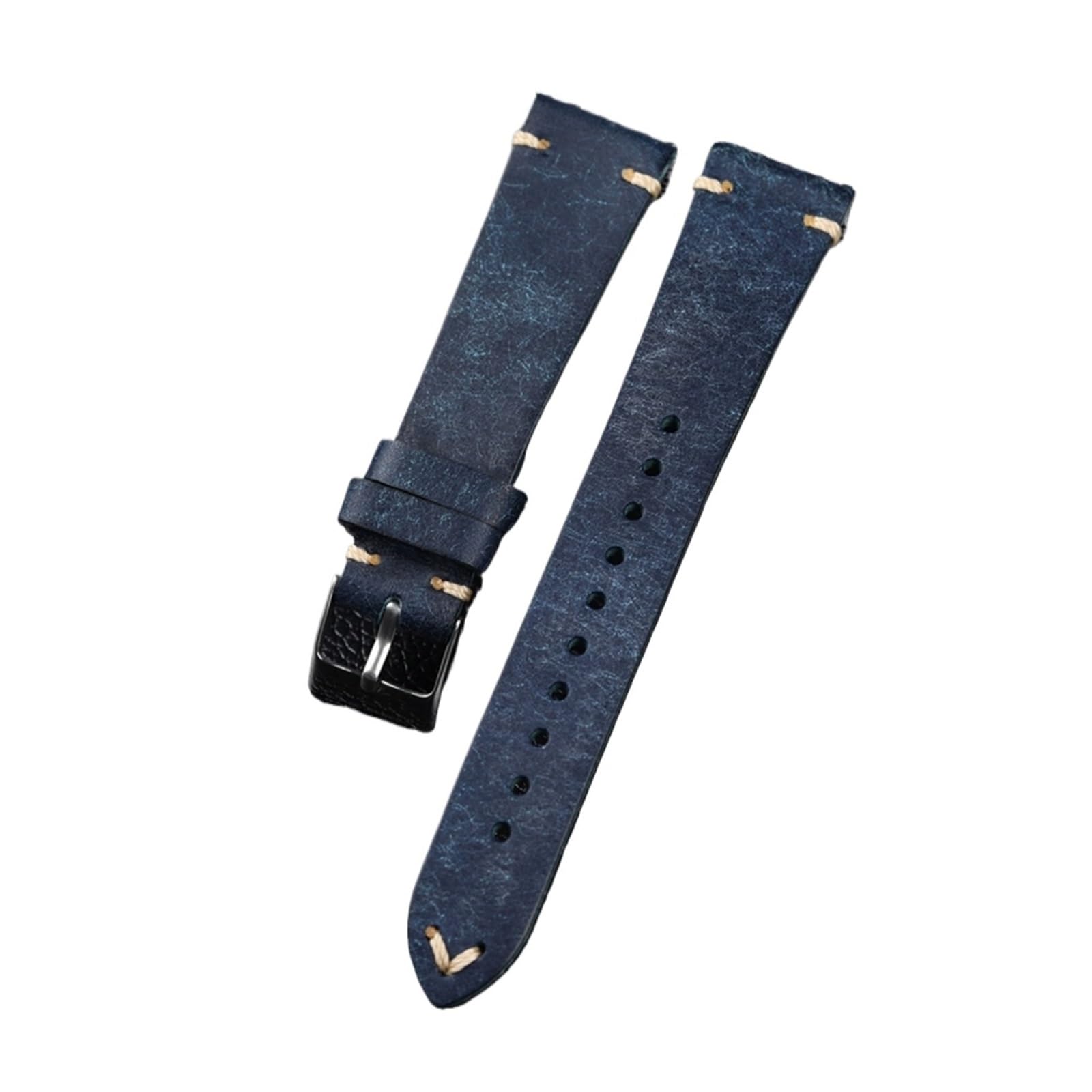 XILILHC Cinturino In Pelle Smerigliata Fatto A Mano 19 20 Mm