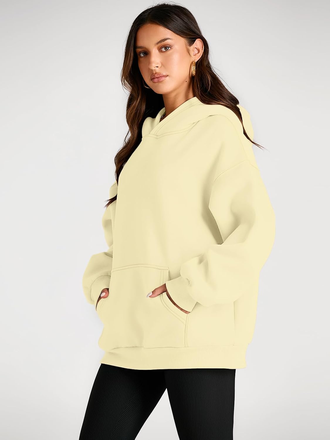 Trendy Queen Womens Oversized Hoodies Fleece Sweatshirts Fall Fashion Pullover Sweaters Winter Clothes