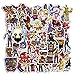 DSSJ 50 Piezas de Pegatinas de Graffiti Personalizadas de Five Nights At Freddy'S de Osito de Peluche, Funda Impermeable para teléfono móvil para Equipaje, Pegatinas Que rodean el Juego