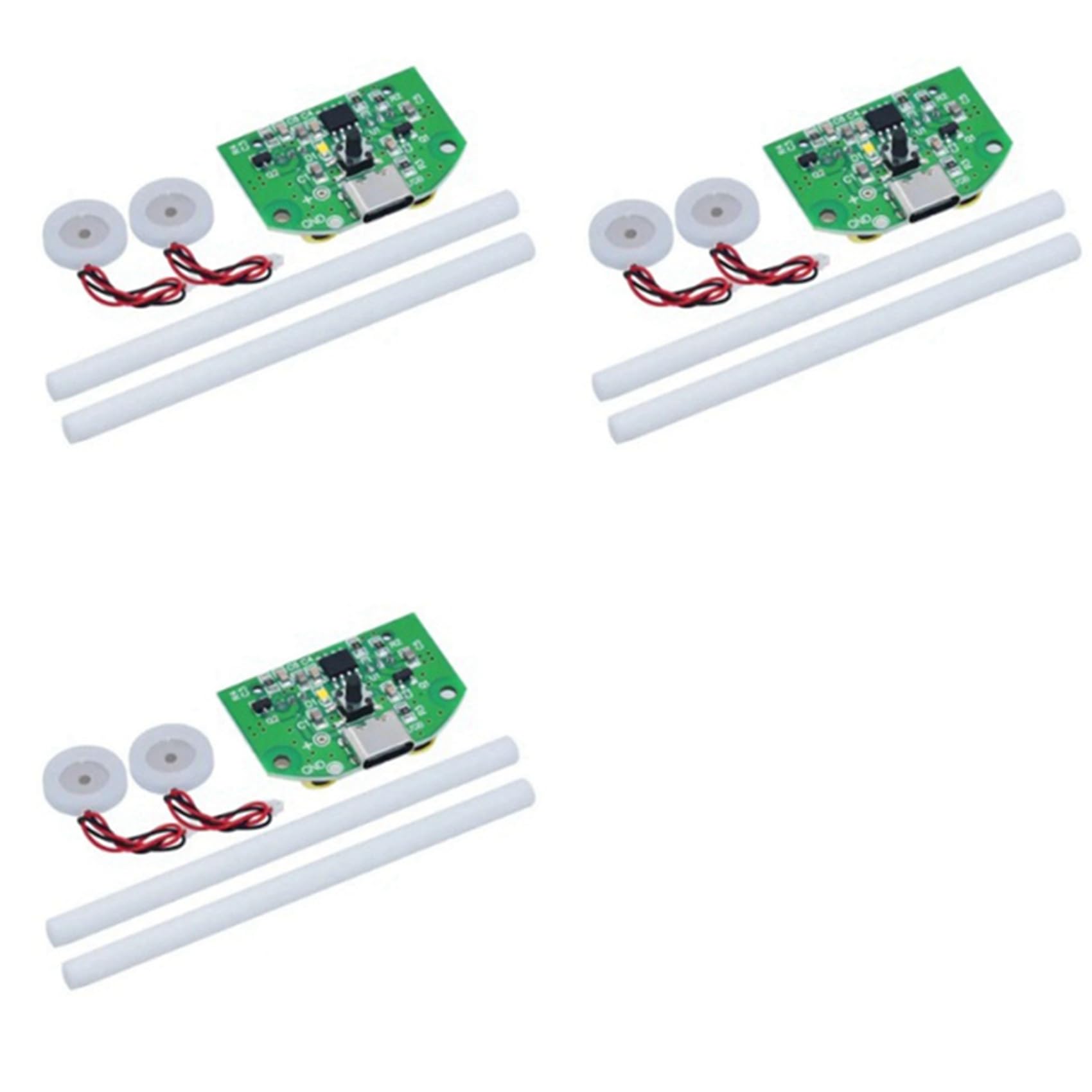 Hndhbfgrt 3X Dual Atomization Module USB Humidifier Driving Circuit Board Atomization Experimental Equipment Ultrasonic