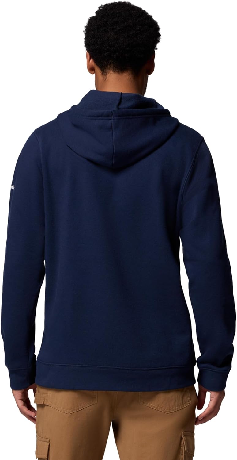 Columbia Mens Trek Graphic Hoodie, Collegiate Navy/Outdoor Arch, Small - Image 2