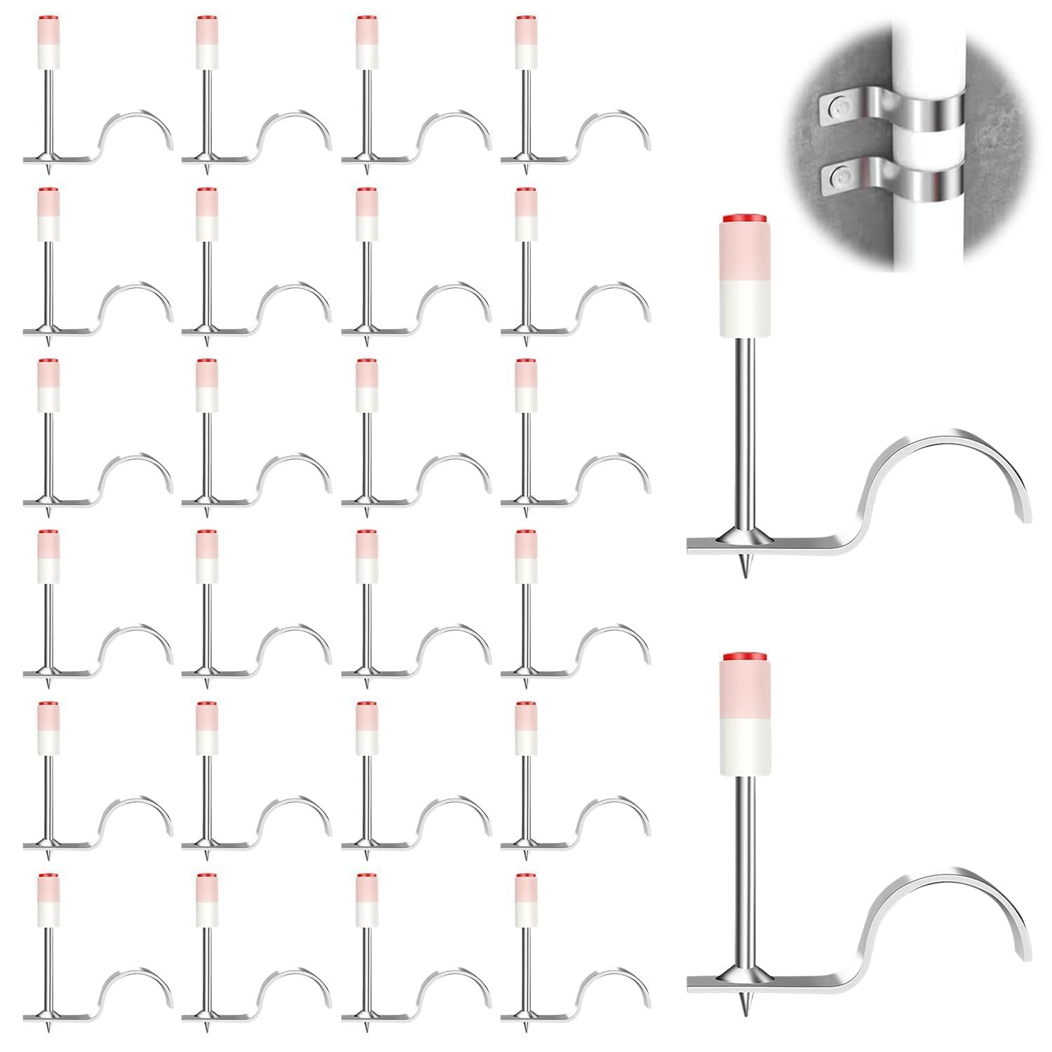 200 sztuk gwoździ do pistoletu do paznokci, pistolet do paznokci do stali i betonu, średnica 7,3 mm, gwoździe do ścian betonowych, papy dachowej, pistolet do paznokci sprężone powietrze
