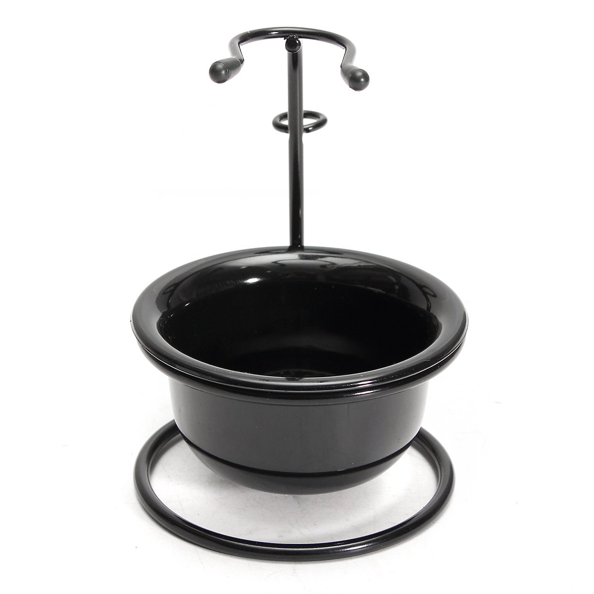 Other Accessories - Stainless Steel Shaving Brush Razor Stand Holder Shaving Bowl Mug Set - Paring Stadium Endure Skimming Basin Tolerate Grazing Trough Resist Sliver Arena Rack - 1PCs