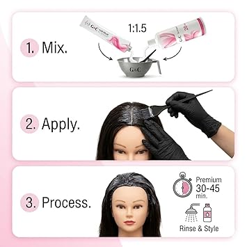 Hair Bar NYC Professional Permanent Hair Colors 6.46/6.CR Dark Copper Red Blonde. Intense & Bright Color Long-Lasting | Shiny Hair, Soft to Touch 3.4oz 100ml Made in Italy