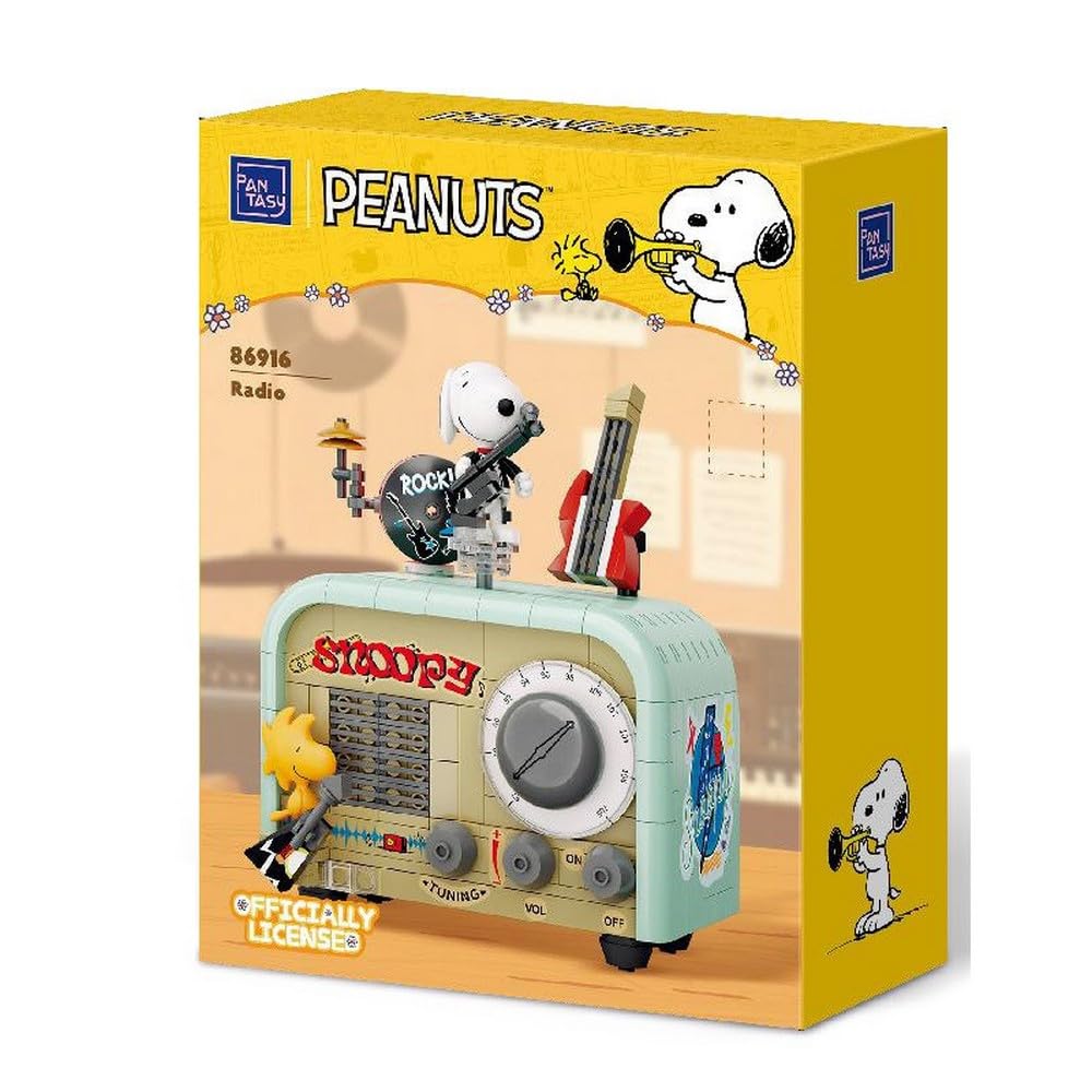 PAN TASY Peanuts Building Figure Set, Radio (86916) | Amazon.com.br