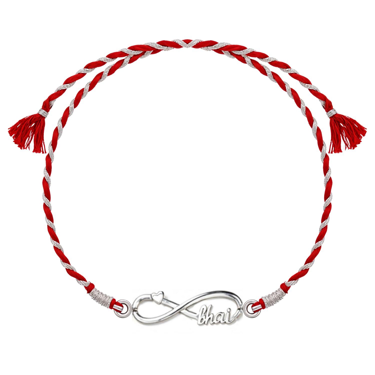 highspark 925 Silver Raksha Bandhan Rakhi for Brother | Stylish Cool Bro Rakhi for Boys & Men | Lovely Gift-picture-1