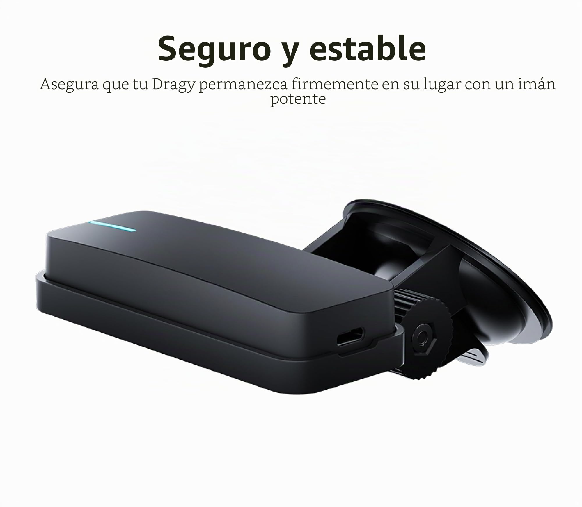 Dragy Oficial Mount, Soporte de Ventosa para Ventana Compatible con medidor de Rendimiento basado en GPS DRG69/70 Series