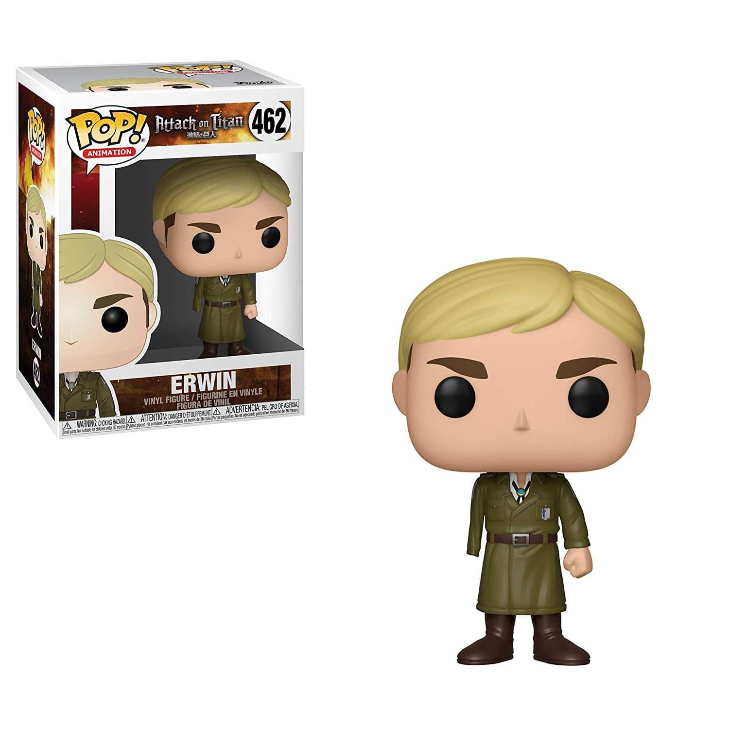 Pop! Vinyl: Animation: Attack on Titan : Erwin - (One-Armed) - Collectable Vinyl Figure - Gift Idea - Official Merchandise - Toys for Kids & Adults - Anime Fans - Model Figure for Collectors