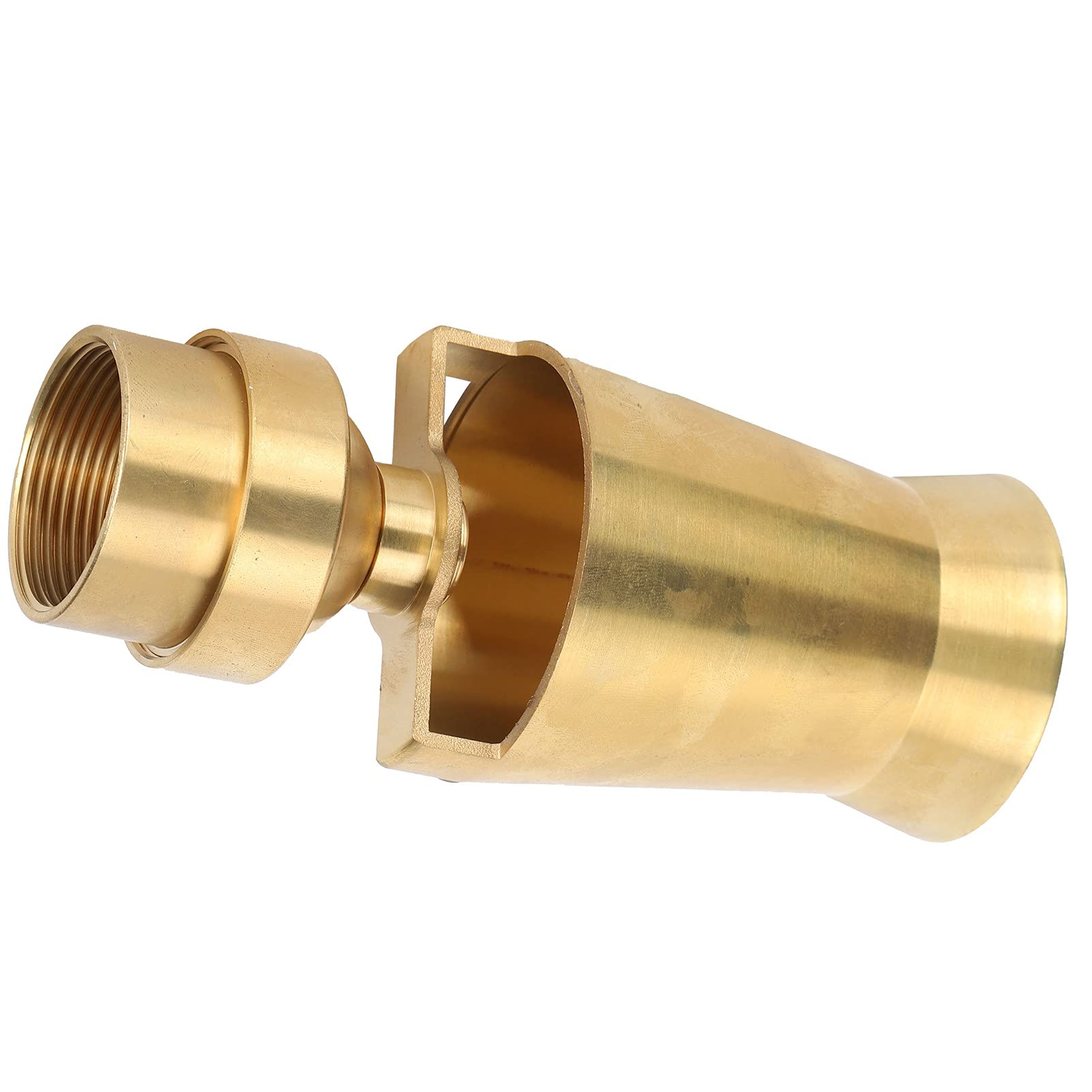 Water Fountain Nozzle, Inch Internal Thread Brass Easy water fountain spray Spray 1.5 heads 1/2 inch to Install Ice Tower for Pond and Fountains