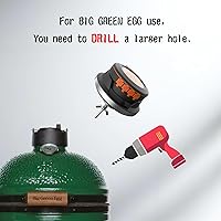 Vista 6 de Termómetro Digital para Ahumador - Termómetro Digital Bluetooth para Parrilla Exterior - Termómetro Big Green Egg - Incluye 2 Sondas - Regalo