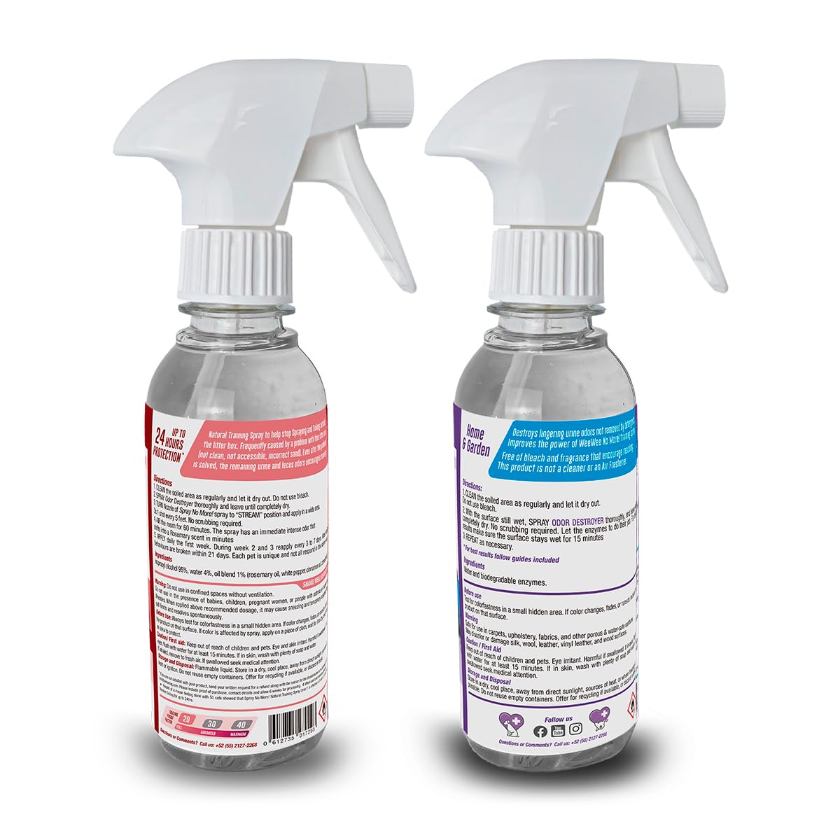 SEÑOR CAT™ Spray No More! Random Soiling Kit 8oz (Level 1). Cat Training Spray for Indoor use. Pet Safe Formula