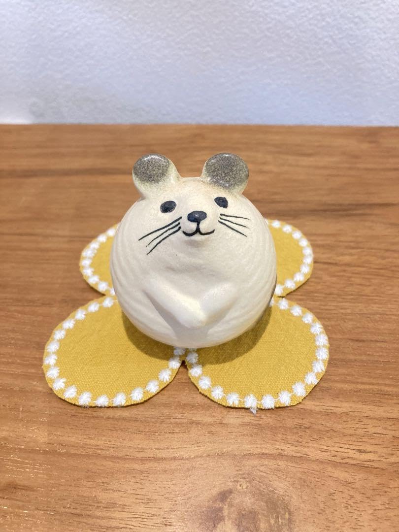 Lisa Larson リサラーソン 3匹のネズミ ホワイト 置物 Lisa Larson 3匹のねずみ リサラーソン オブジェ 陶器 動物