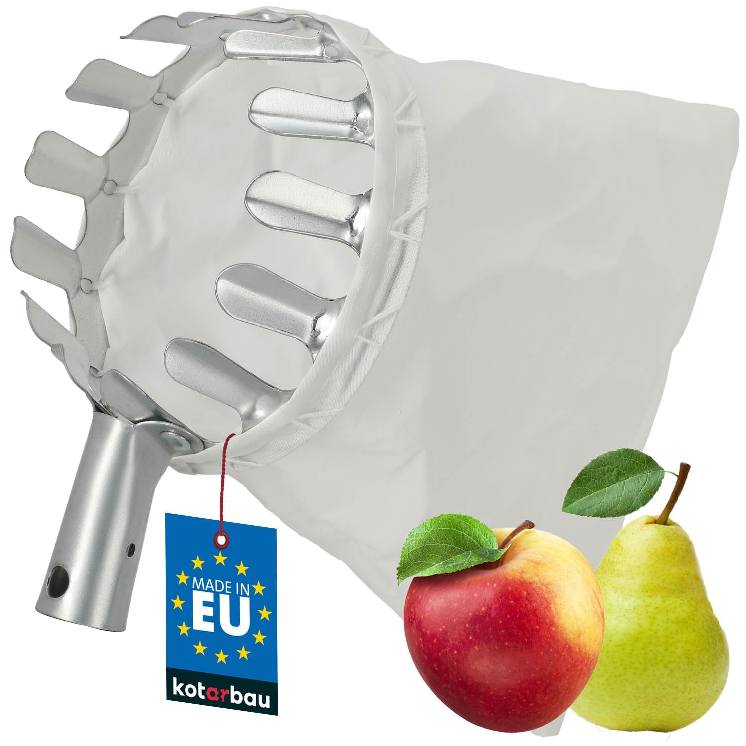 KOTARBAU® Raccoglitrice di Frutta 125mm Arnese per Raccogliere Mele In Alto Guadino Professionale