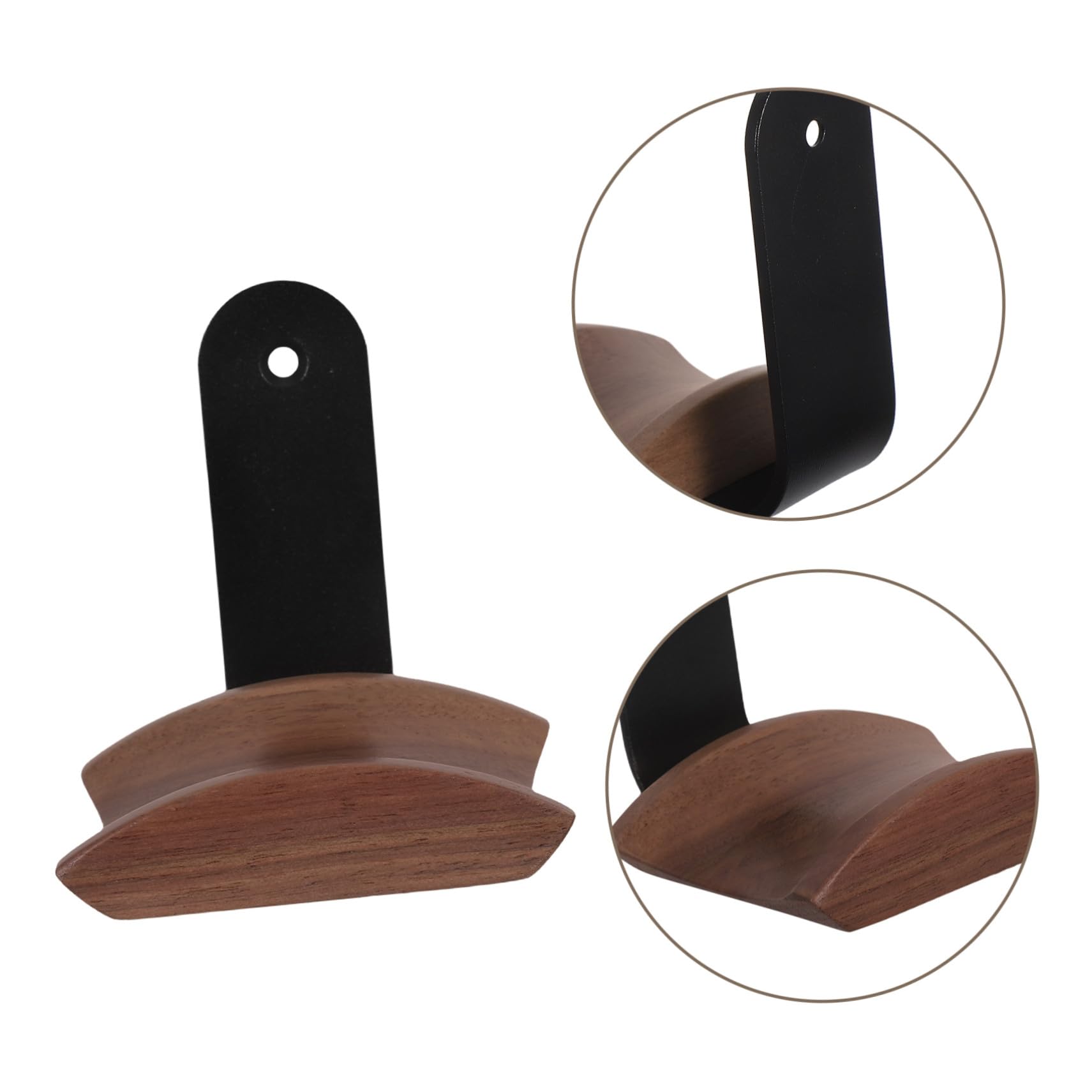 Holz Headphone Wall Mount Wandhalterung Kopfhörerhalter für Gaming Büro Platzsparender Headset Hanger Organizer für Übersichtliche Schreibtischräume