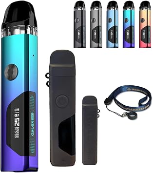 GALLEX PRO Freemax GALEX PRO POD KIT + Indian Strawberry Original Silicone Case & Neck Strap Cyan-Purple