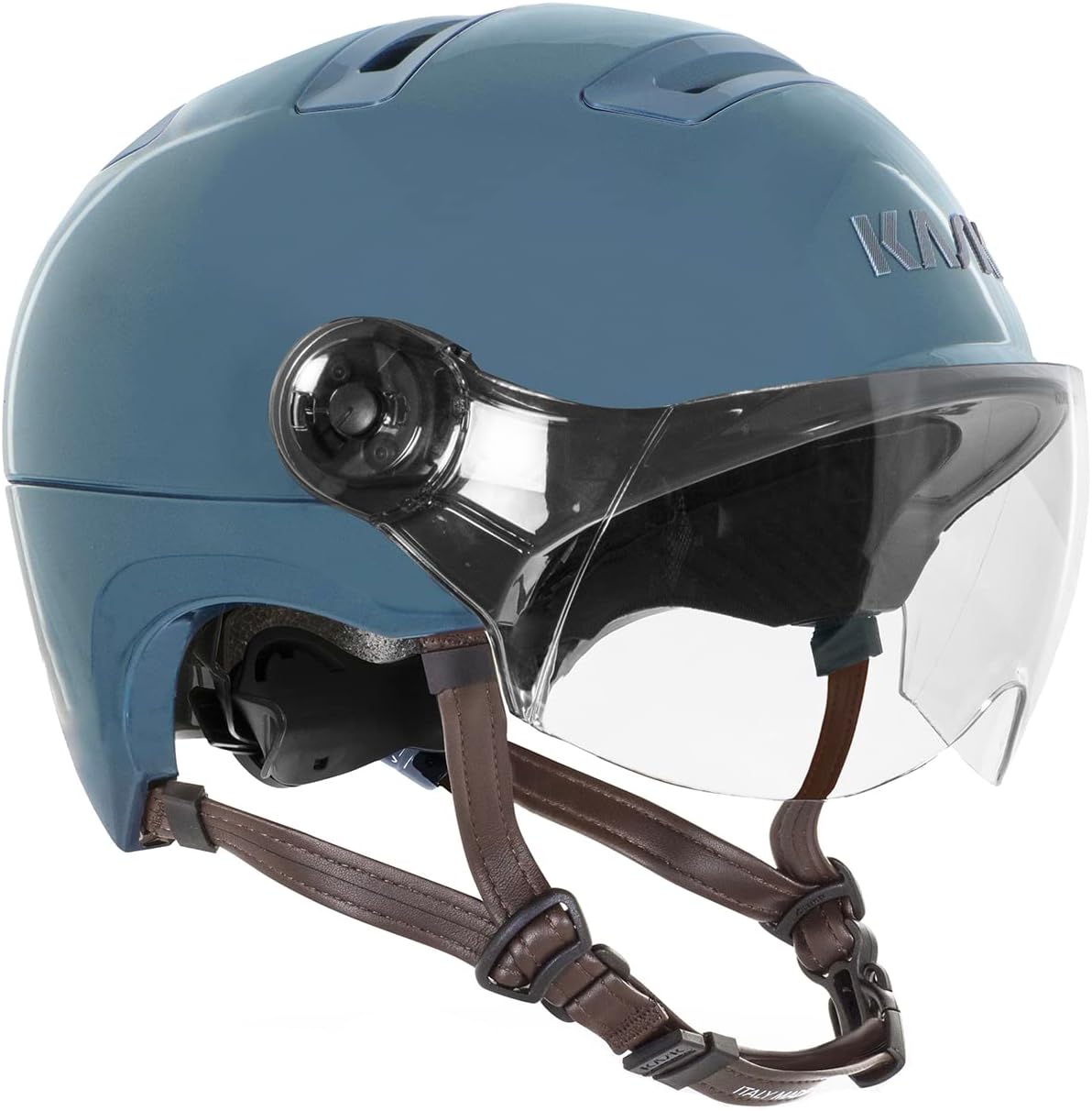 KASK Urban R Bike Helmet I Urban & Commuting Biking Helmet with Adjustable Visor