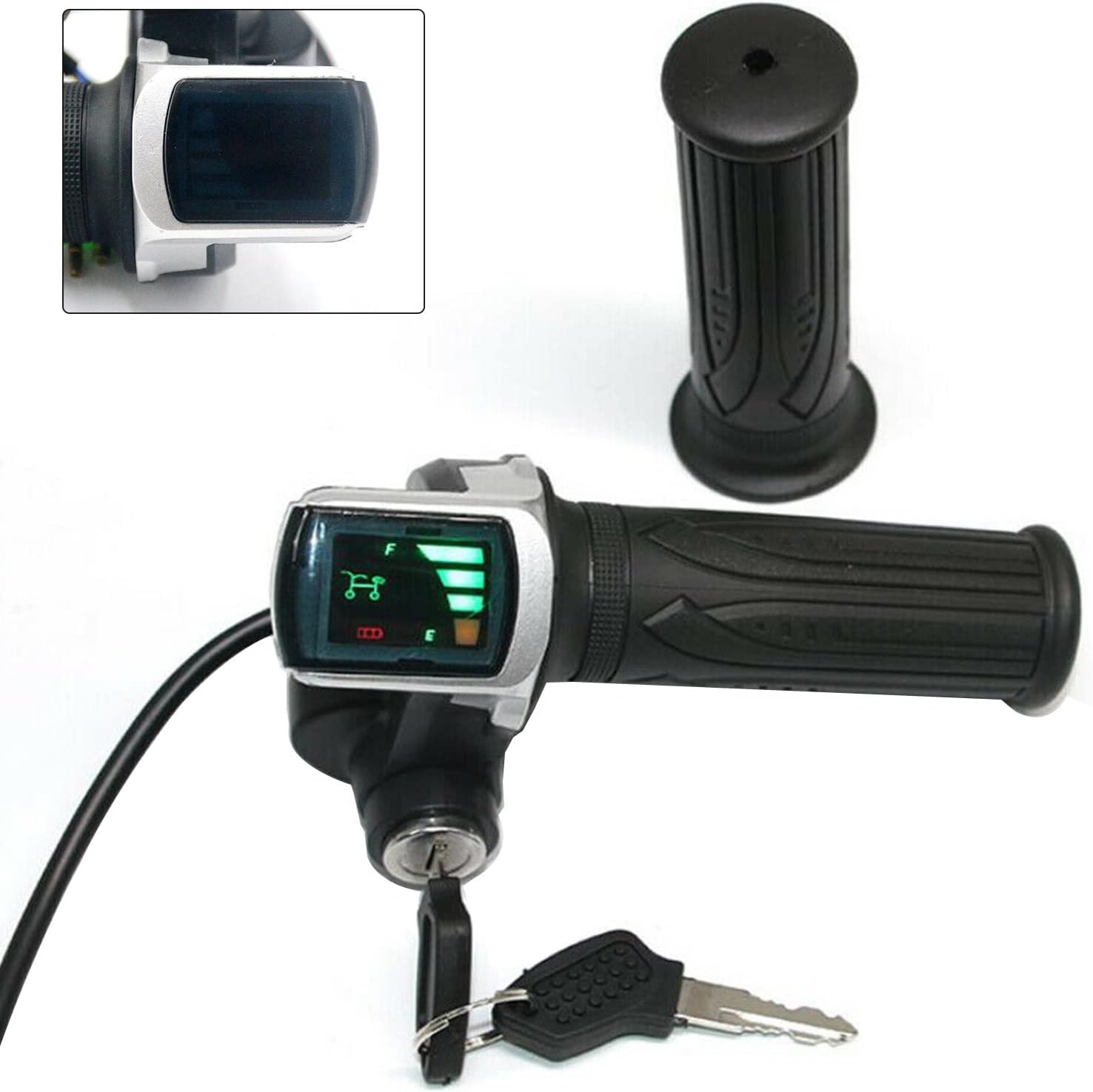 WMLBK Electric Bike Throttle Grip, HalfTwist Throttle, Accelerator