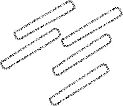 5 Pieces Chainsaw Chain 8 Inch Chainsaw Chain with Wheel Guide 45 Drive Links, Chainsaw Chains for Wood Cutting, Tree Branches, Pruning