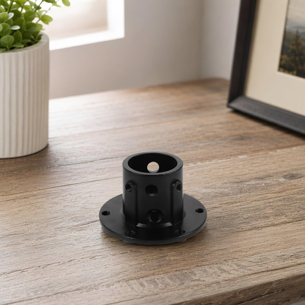 Metal Coupler Mount Ceiling Fan Downrod Flange Base for Heavy Fixtures