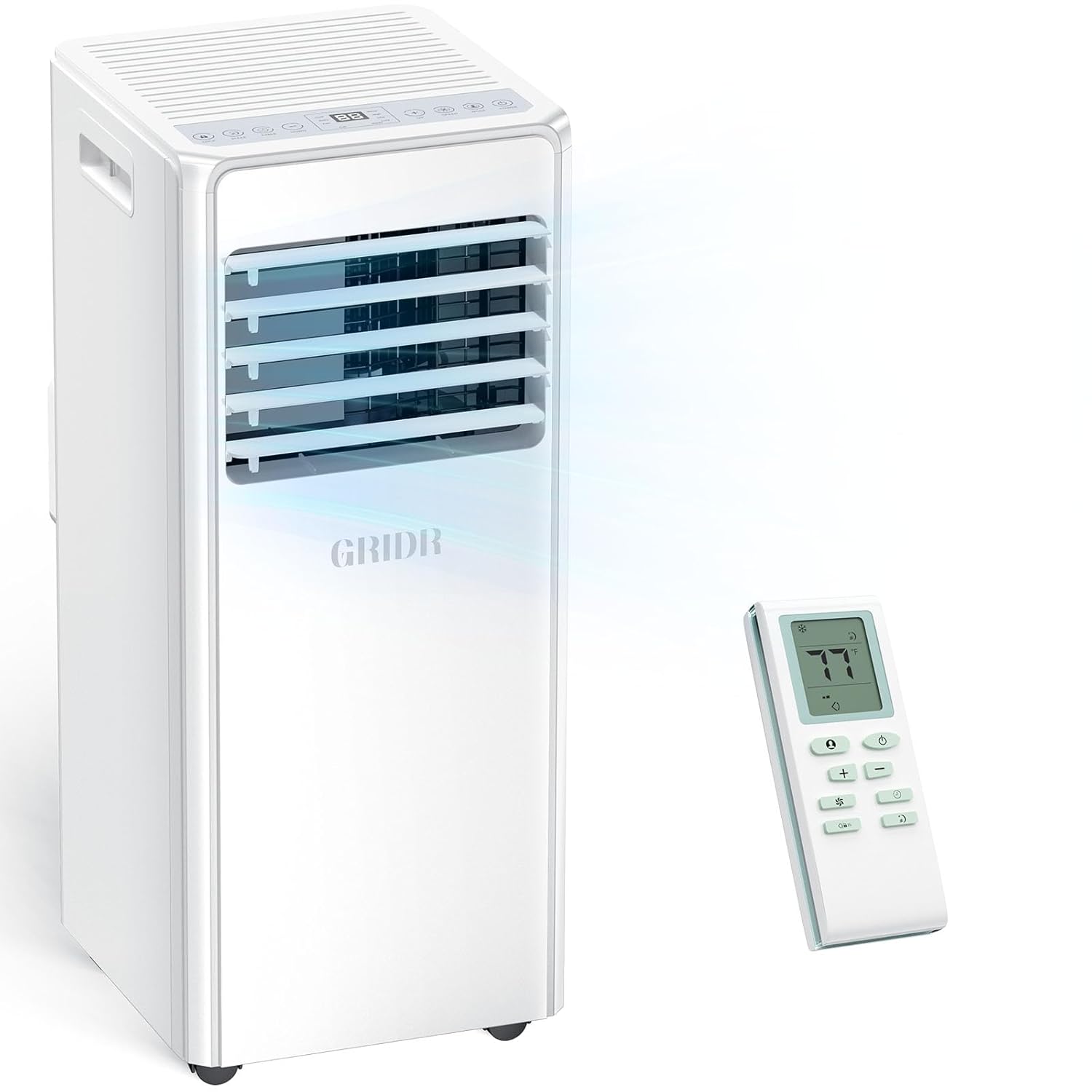 Portable Air Conditioners 8 000 BTU AC Unit for Bedroom with 4 Modes Cooling Dehumidifier Fan Sleep Up