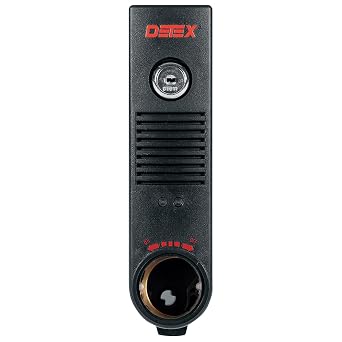 Detex EAX-500 Series Stand Alone Surface Mount Door Alarm, Exit Alarm Function, Black Finish