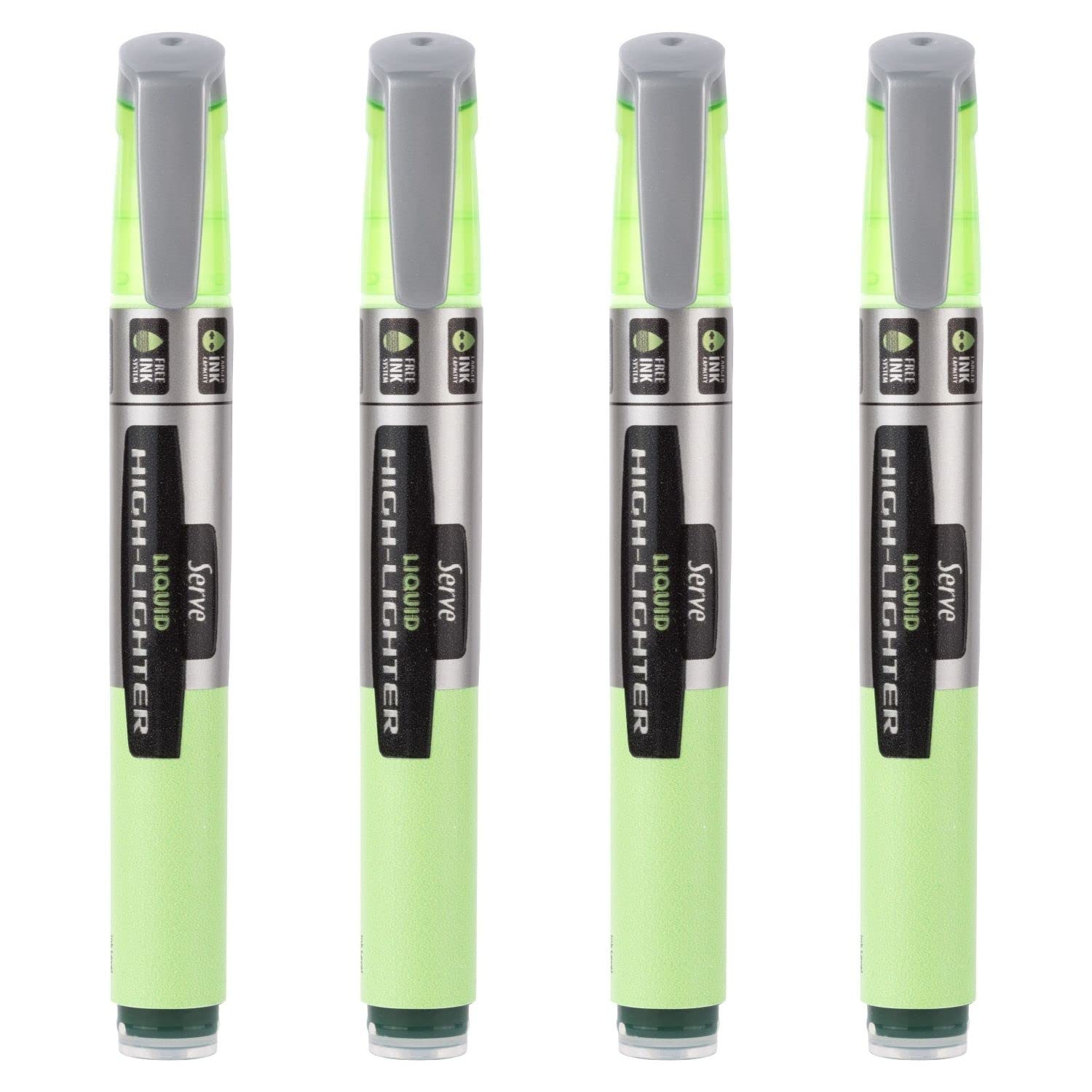 SERVE LIKIT FOSFORLU KALEM PASTEL YESIL 4LU SET