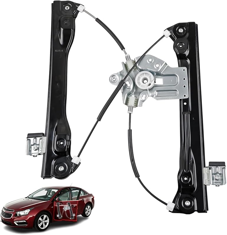 Regulador do vidro elétrico dianteiro esquerdo ATRACYPART para Chevrolet Cruze – sem motor, 1 unidade