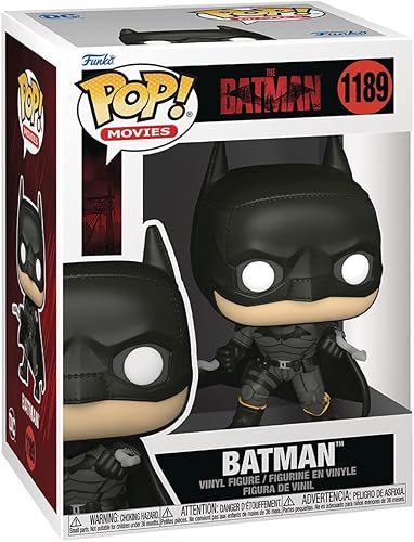 Miniatura 3 de DC Heroes: The Batman - Batman (Battle Ready Pose) Funko Pop! Figura de vinilo (incluye funda protectora compatible con caja pop box), multicolor,