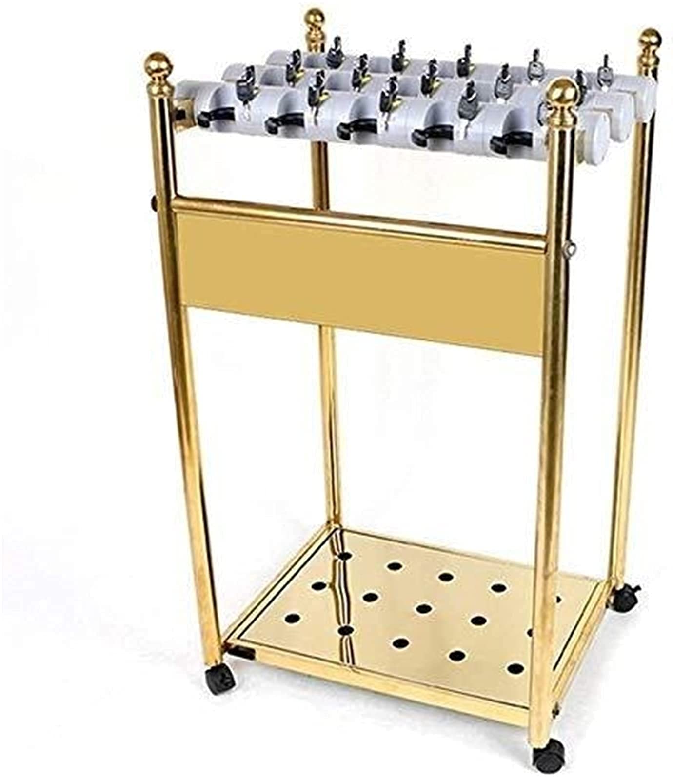 Porte-parapluie avec serrure en acier inoxydable pour hall d'entrée 57x47x100cm