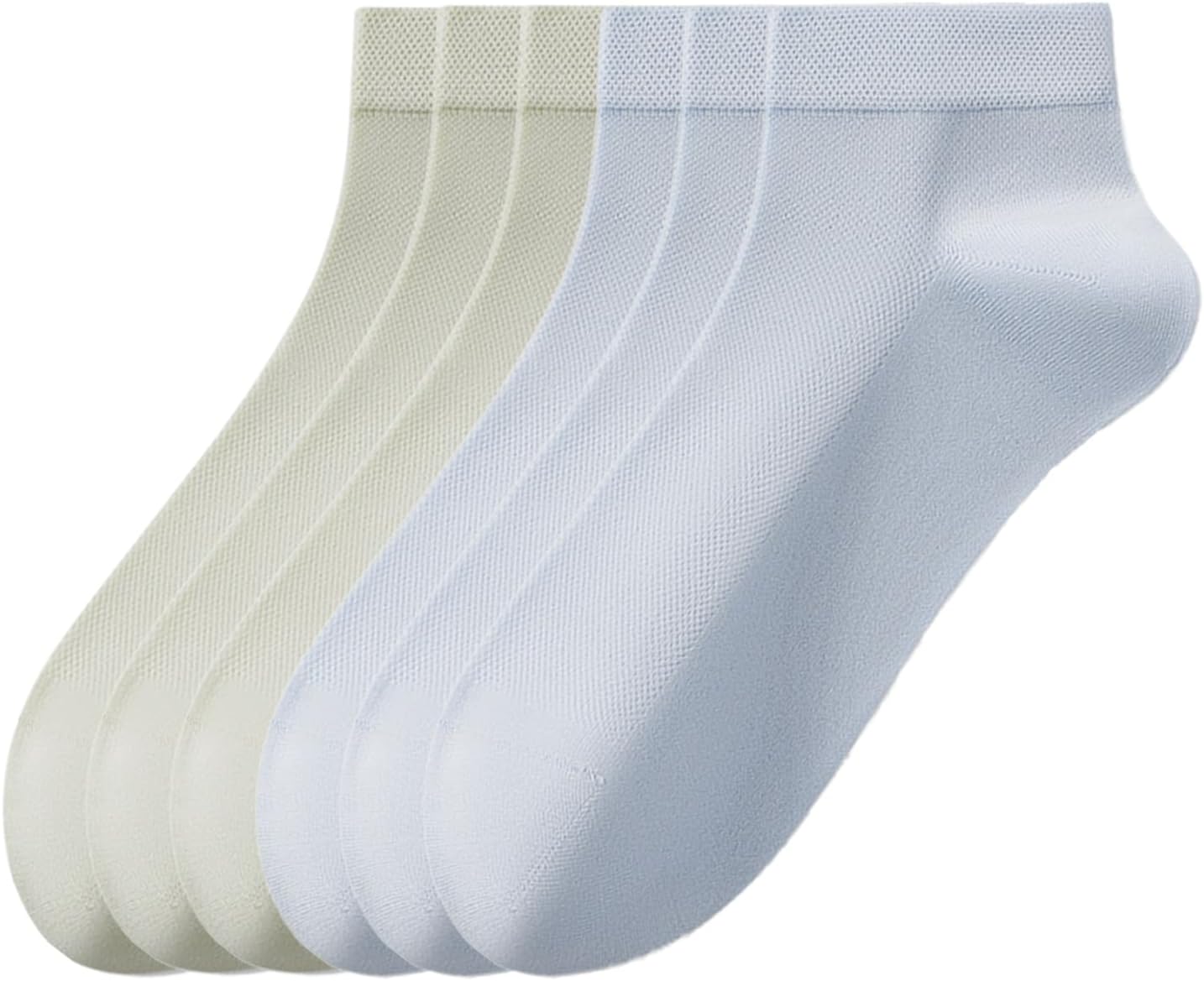 6 Pairs Thin Modal Ankle Socks for Mens, Soft Breathable Lightweight Ankle Socks for Casual Size 7-11