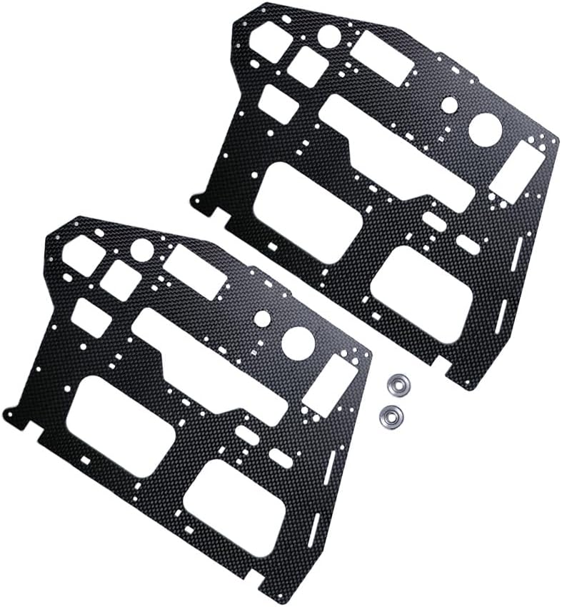 2Pcs 600 Carbon Fiber Main Frame Plate for Align 600ESP RC Helicopter