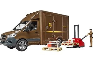 UPS Toy Delivery Truck With Driver