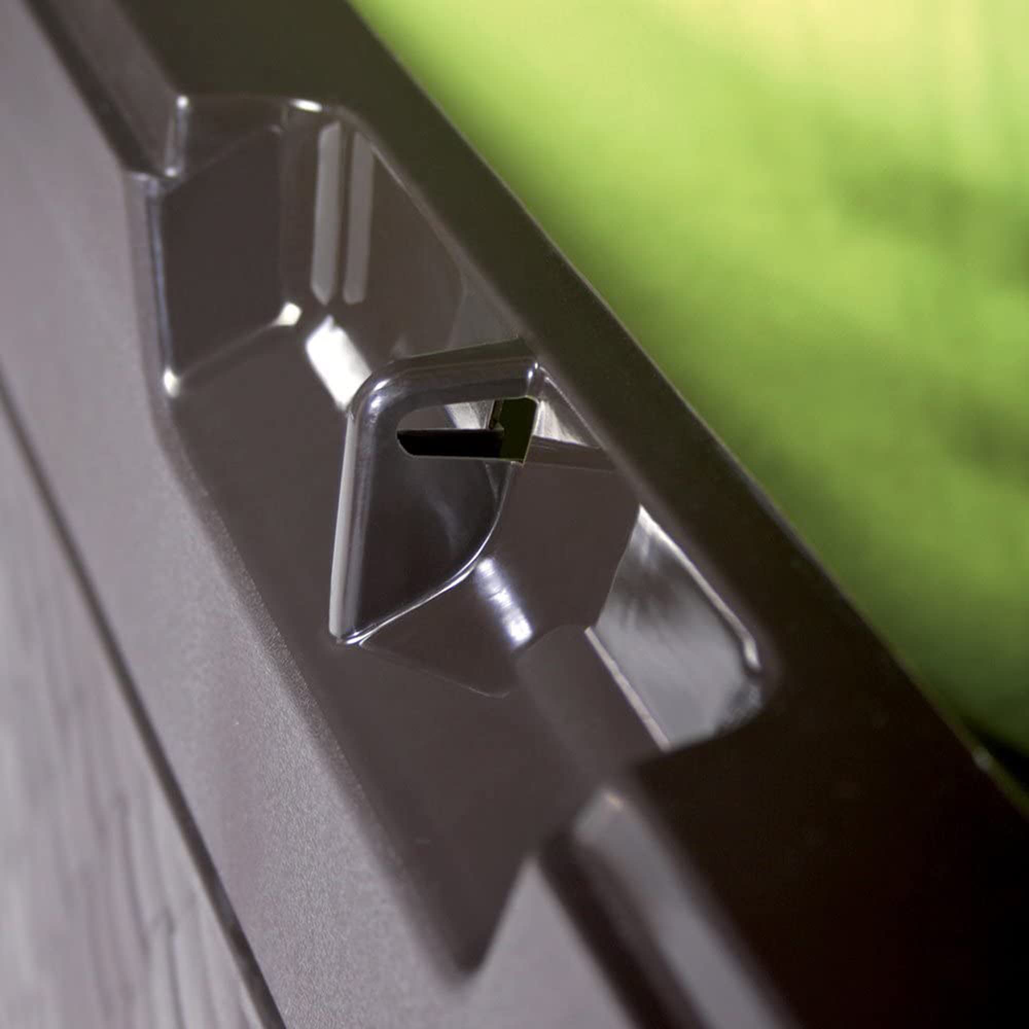 Prosper Plast Mbm310–440u, Contenedor de Jardín, 119 x 48 x 60 cm, Marrón Oscuro