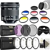 Canon EF-S 10-18mm f/4.5-5.6 is STM Lens for Canon EOS Rebel Digital SLR Cameras + All You Need Accessory Bundle