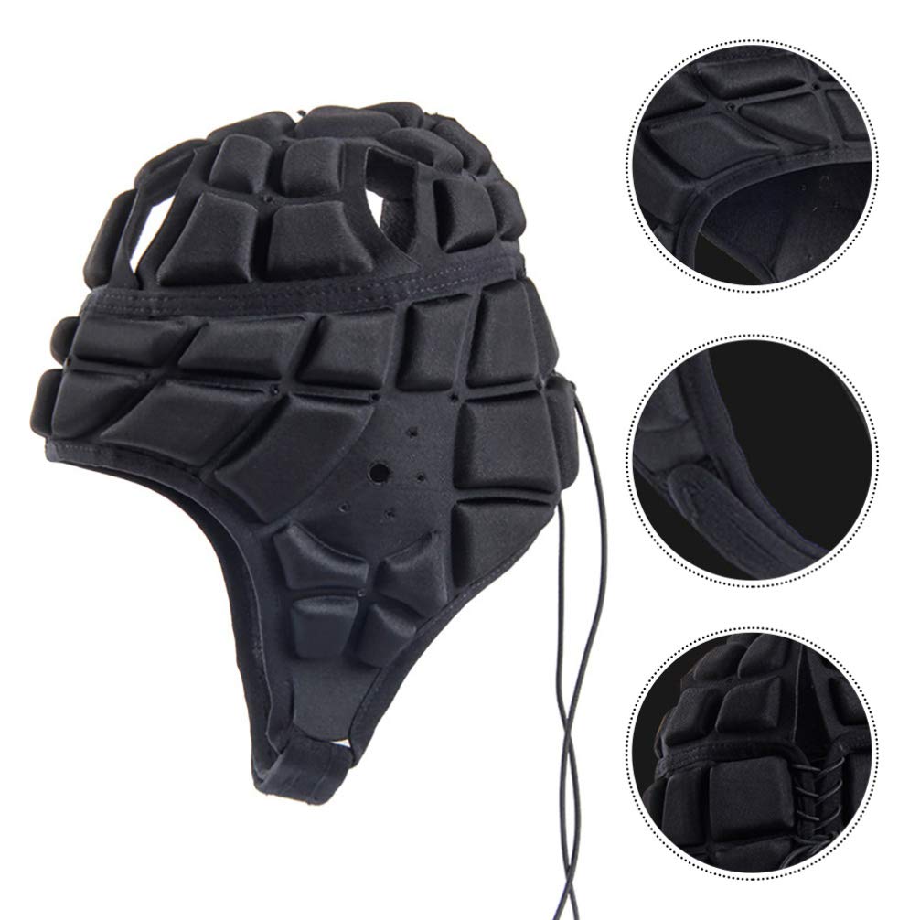 BESPORTBLE Rugby Helm Kopfschutz Kopfbedeckung für Fußball Scrum Cap Kopfschutz Weicher Schutzhelm für Erwachsene