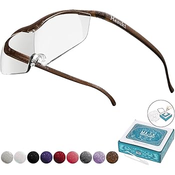 Amazon Co Jp Hazuki ハズキルーペ ラージ 1 6倍 ブルーライト対応 クリアレンズ ブラウン 正規代理店品 メーカー保証付 Uruest 高保湿美容液マスク 30枚入 付 ハズキ 拡大眼鏡 拡大鏡 拡大レンズ 拡大メガネ 眼鏡型 めがね型 メガネタイプ 眼鏡 メガネ ルーペ