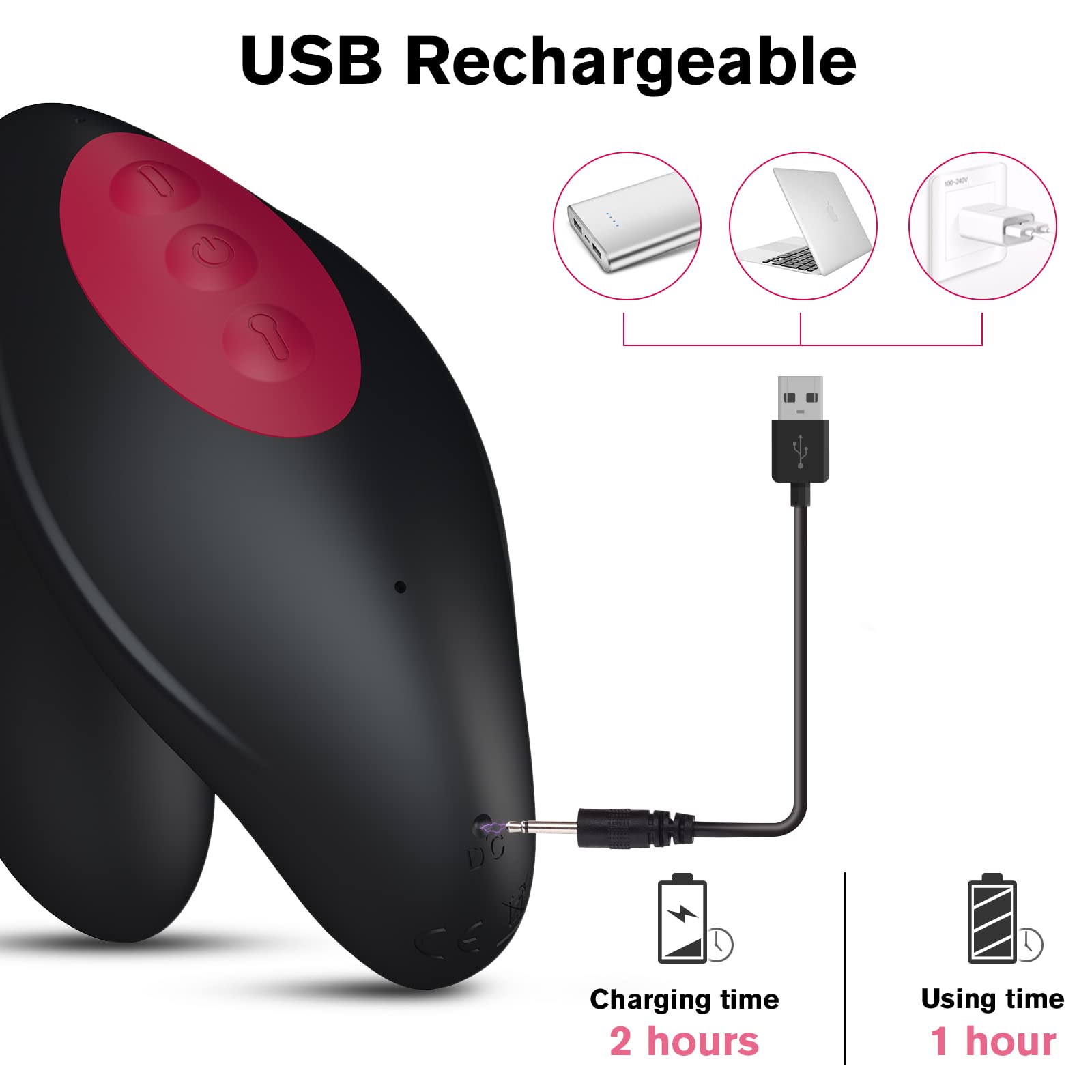 Tapón inflable del culo del vibrador anal - masajeador de próstata de control remoto con inflación automática y 10 modos vibradores para adultos masculinos y femeninos Estimulador