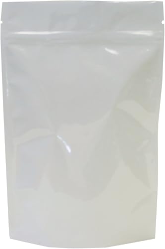 Miniatura 2 de Bolsa de papel de aluminio transparente resellable a prueba de olores, cremallera hermética (50, 5.9 x 9 (onzas))