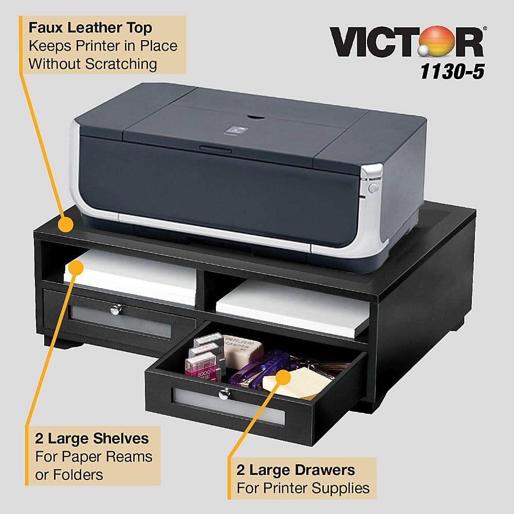 Amazon.com : Victor Midnight Black Collection 1130-5 Wood Printer