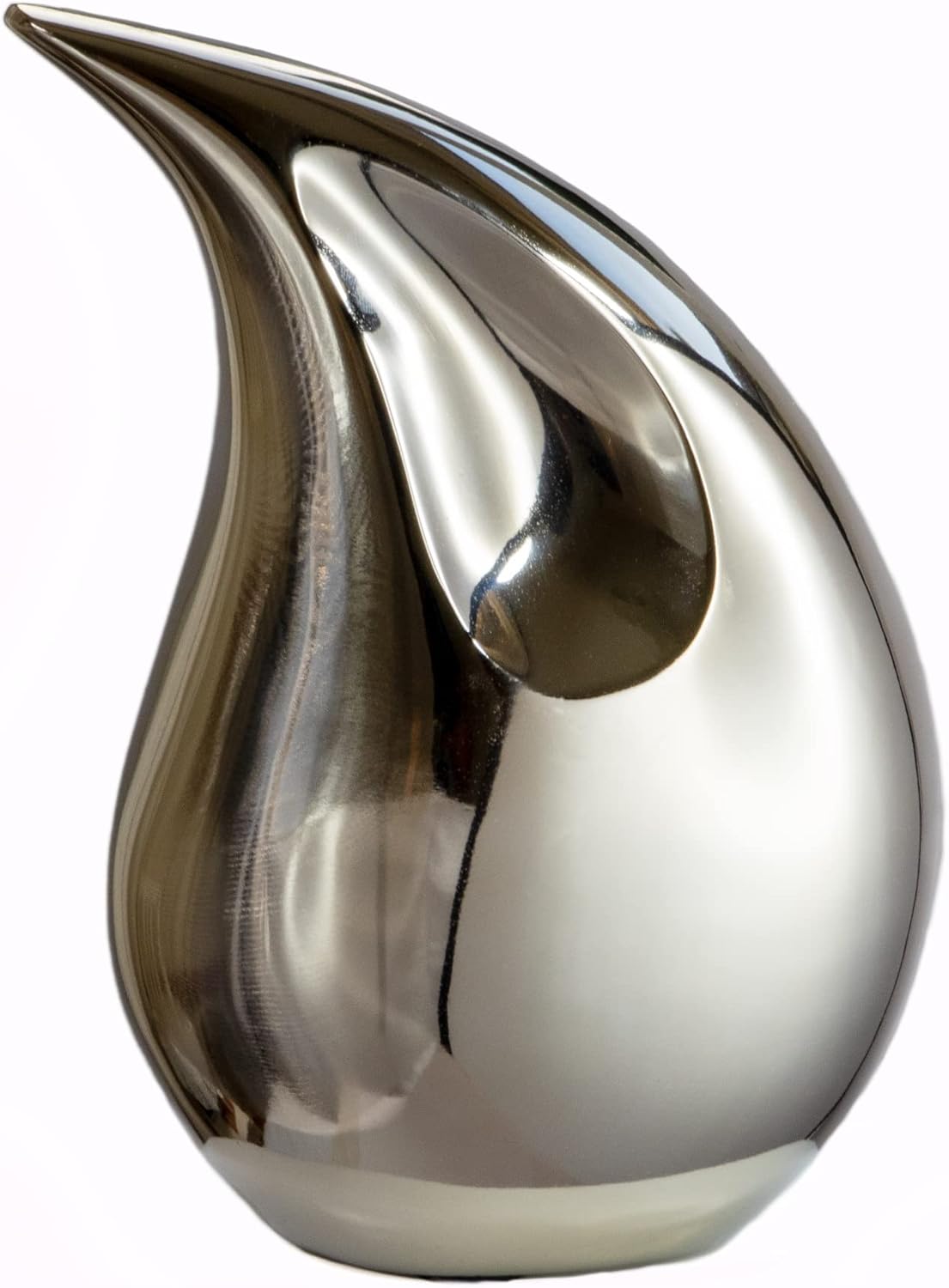 Urn for Ashes Cremation Memorial Funeral Teardrop Jar Love Urns Decorative Human Adult Child (Green, 12") RT01-08