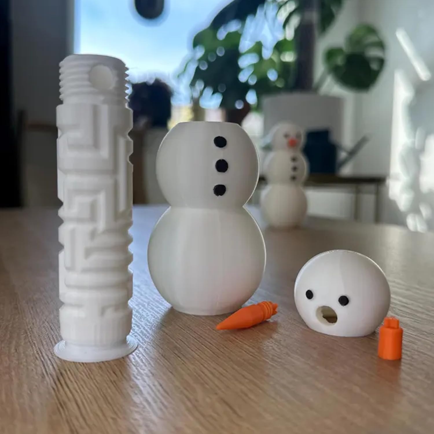 Snowman Money Puzzle Box for Cash Gift Fun Christmas Cash Maze Gift Box Money Holder for Kids Teens Adults 3D Puzzle Box with Hidden Compartment Holiday Stocking Stuffer