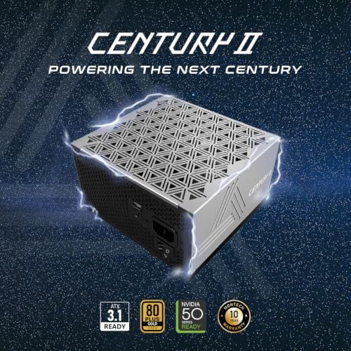Image of MONTECH Century II 550W ATX 3.1 Fully Modular 80 Plus Gold Power Supply
