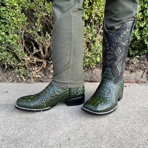 Image of Men's Alex Western Cowboy Boots Square Toe Pull On