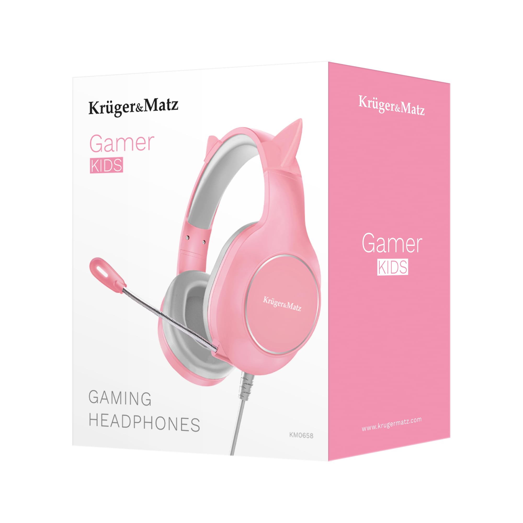 KrugerMatz Gamer Kids Headphones/Headset Wired Head-Band