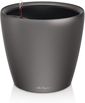 LECHUZA CLASSICO Premium LS 50 anthracite metallic 16103