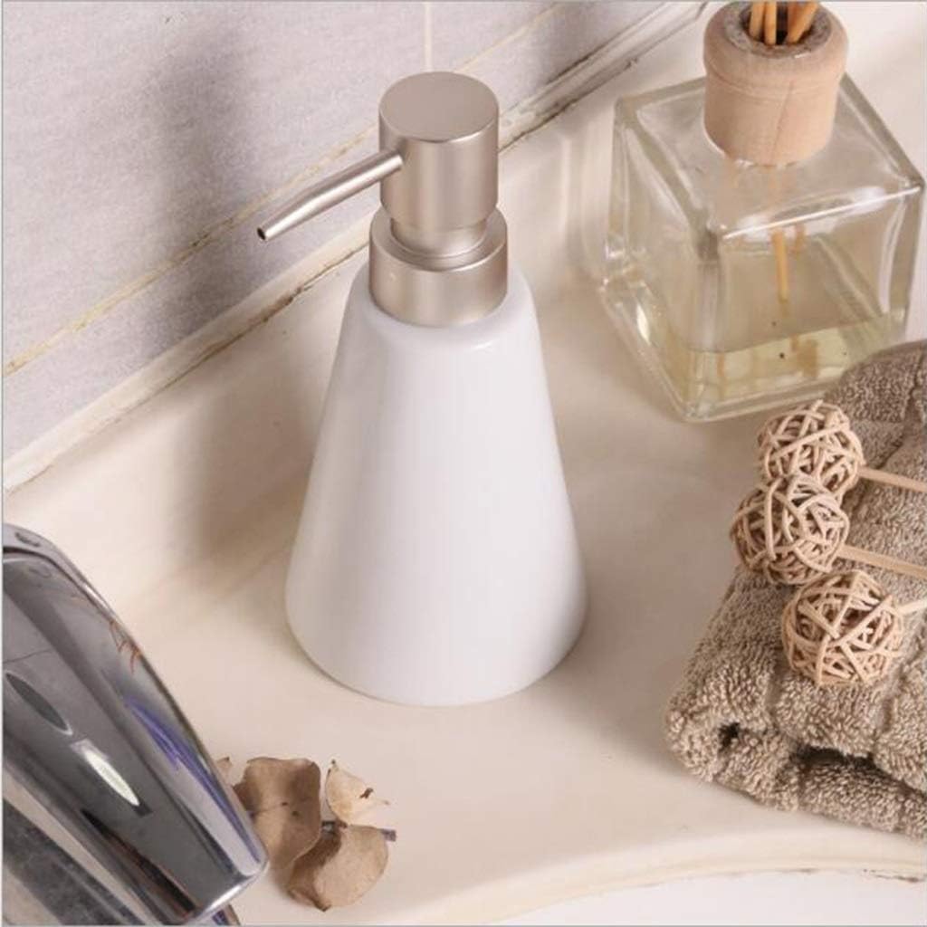 Dispenser di sapone – Dispenser per sapone liquido, dispenser per sapone liquido, dispenser per sapone liquido, dispenser per lozioni in ceramica, per cucina, bagno, bagno