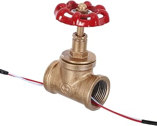 Vintage Steampunk 3/4 Inch Iron Pipe Lamp Valve Switch with Wire