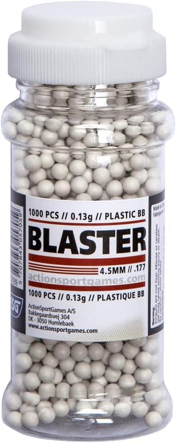 Blaster 4.5 mm ABS Balls 0.01 g (1000) Unisex White One Size